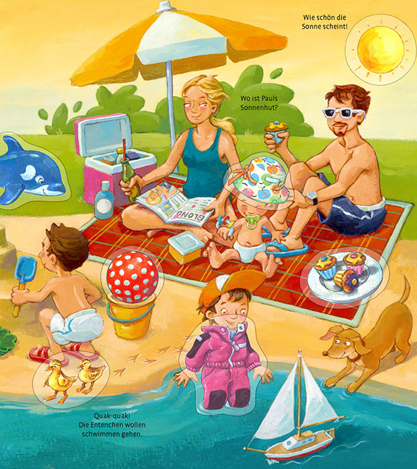 Fr�hling, Sommer, Herbst und Winter - Mein gro�es Jahreszeiten-Spielebuch